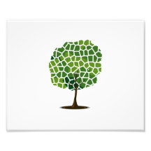 Tree giraffe green pattern eco design.png photo art