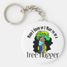 Tree Hugger Keychains
