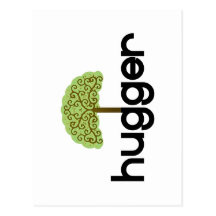 Tree hugger original design! post card