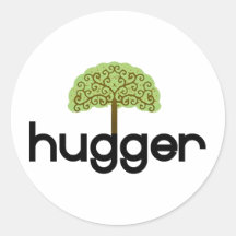 Tree hugger original design! stickers