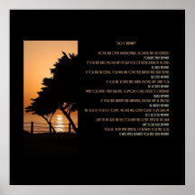 Tree & Ocean Sunset Do It Anyway Print