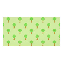 Tree Pattern. Photo Greeting Card