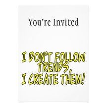 Trend Setter Custom Invites