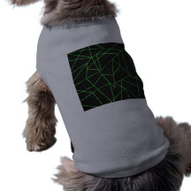 Trendy Abstract Shattered Art Dog Tee