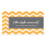 Trendy Chevron Pattern Business Card