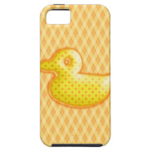 Trendy Patterned Rubber Ducky iPhone 5 Covers