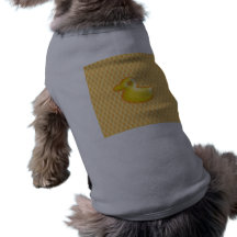 Trendy Patterned Rubber Ducky Pet Tshirt