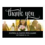 TRENDY THANKS | WEDDING THANK YOU CARD POSTCARD