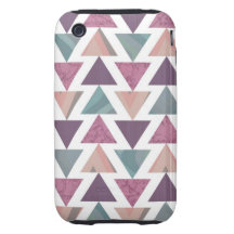 Trendy Triangles iPhone 3 Case