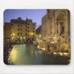 Trevi Fountain at night, Rome, Lazio, Italy Mousepads