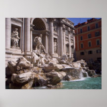 Trevi Fountain Print