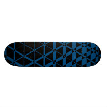 Triagonal Ebony (Blue) Skateboard Deck skateboards