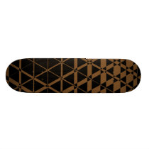 Triagonal Ebony (Brown) Skateboard Deck skateboards