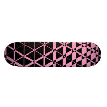 Triagonal Ebony (Pink) Skateboard Deck skateboards