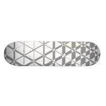 Triagonal Ivory (Grey) Skateboard Deck skateboards