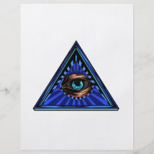 Triangle blue with eye Eye of Providence Flyers