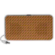 Triangle Pattern Travel Speakers