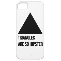 Triangles are so Hipster. iPhone 5 Covers