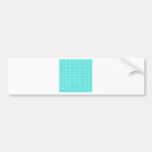 Triangles - Celeste and Turquoise Bumper Sticker