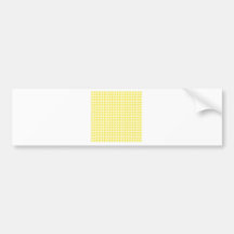 Triangles - Light Yellow and Corn Bumper Stickers