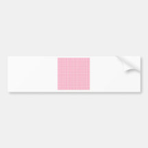 Triangles - Pale Pink and Carnation Pink Bumper Sticker