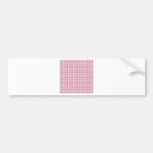 Triangles - Pink Lace and Puce Bumper Sticker