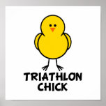 Triathlon Chick Poster