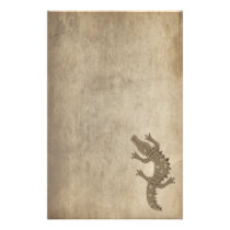 Tribal Alligator stationery