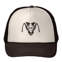 tribal-ant_black trucker hat