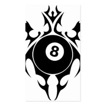 tribal eightball business card templates