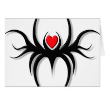 tribal heart chest cards