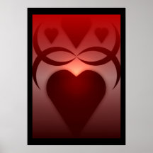 Tribal Heart Poster
