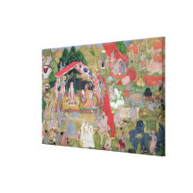 Tribal Leaders Meeting Hermits Canvas Prints