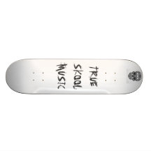 tribal skull, TRUE SKOOL MUSIC Skateboard Decks