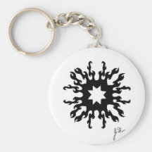 Tribal Star 1 Keychains