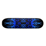 Tribal Tattoo Heart Arteries blue black Skateboard Decks