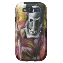 Tribal Warrior painting Samsung Galaxy case