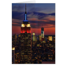 Tribute In Light Sept 11, World Trade Cntr ESB #1 Card