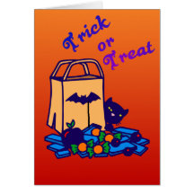 Trick or Treat Karten