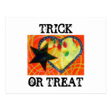 TRICK OR TREAT Postcard