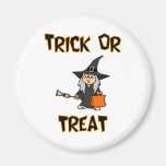 Trick Or Treat (Witch Costume) Refrigerator Magnets