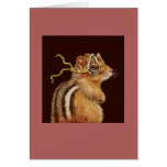 Trickie the chipmunk card