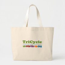 TriCycle in Colour Tote Bags