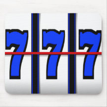 TRIPLE SEVEN'S SLOTS MOUSE PAD