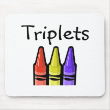 Triplets (Crayons) Mousepads
