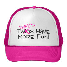 Triplets Have More Fun Trucker Hats