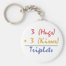 Triplets Math Key Chain