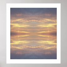 Trippy Clouds poster pattern 2