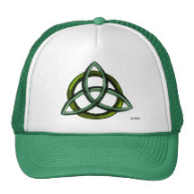 Triquetra (Green) Trucker Hat