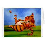 Trish Biddle Childrens Kitty 2 of 3 Greeting Cards